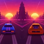 Play Game Arcade Racing For 2 Players now !