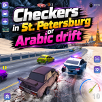 Play Checkers in St Petersburg or Arabic Drift now!