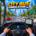 Play Game City Bus Simulator Driving Games now !