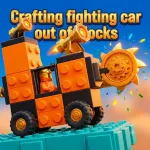Play Game Crafting a Fighting Car Out Of Blocks now !