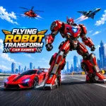 Play Game Flying Robot Transform Car Game now !