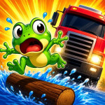 Play Frogie - Cross the road now!