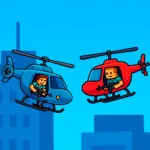 Helicopter Battle Steve 2 Player