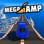 Play Mega Ramp Car Stunt Race now!