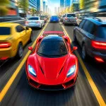 Play Game Race Through Traffic now !