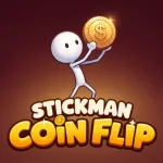 Play Game Stickman Coin Flip now !