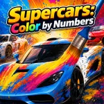 Play Game Supercars: Color by Numbers now !