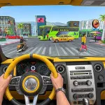 Play Game Taxi Parking Driving now !