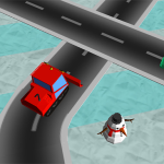 Play Traffic Run Christmas now!