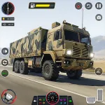 Transport Army vehicle truck driving