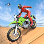 Play Real Motorbike Super Hero Stunt 3D now!
